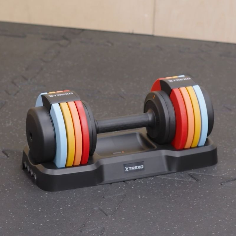 Manubrio regolabile TREXO 25 kg multicolore 12