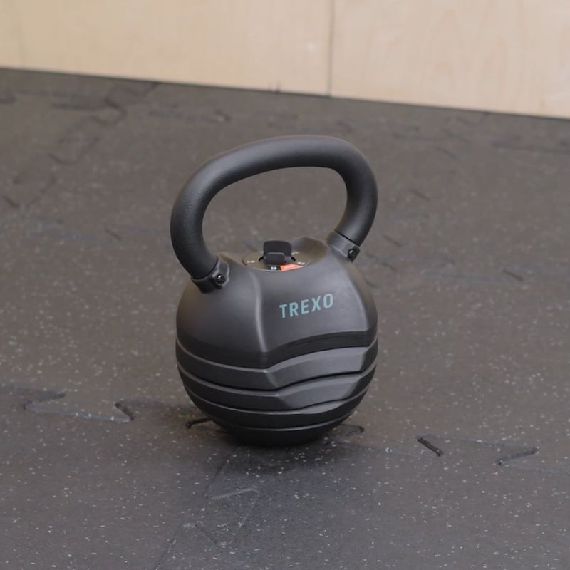 TREXO TRX-AKB030 Kettlebell regolabile da 14 kg 16