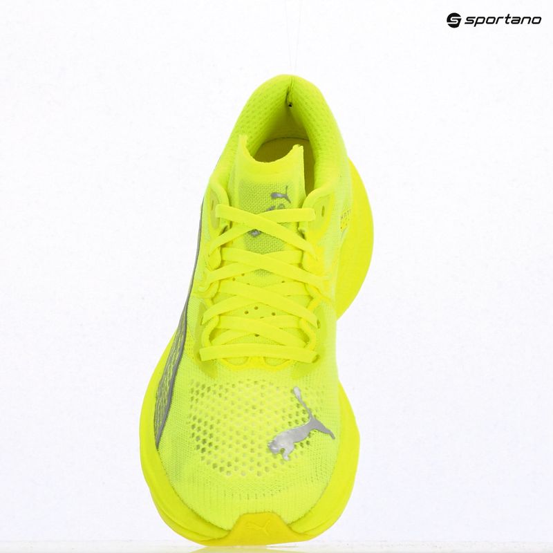 Scarpe da corsa da donna PUMA Deviate Nitro 3 allerta giallo/puma argento 5
