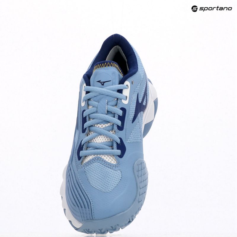 Scarpe da tennis donna Mizuno Wave Enforce Tour 2 CC bel air blue/ white/ bellwether blue 9