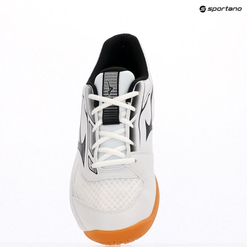 Scarpe da pallavolo Mizuno Cyclone Speed 5 bianco/nero/camoscio 11