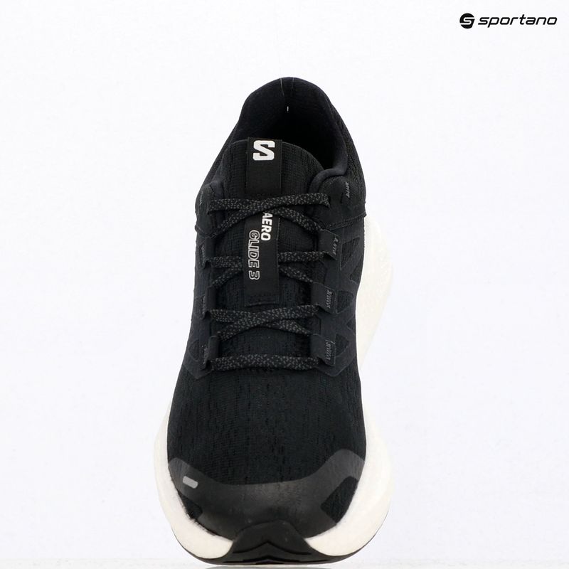 Scarpe da corsa da uomo Salomon Aero Glide 3 nero/bianco/asfalto 14