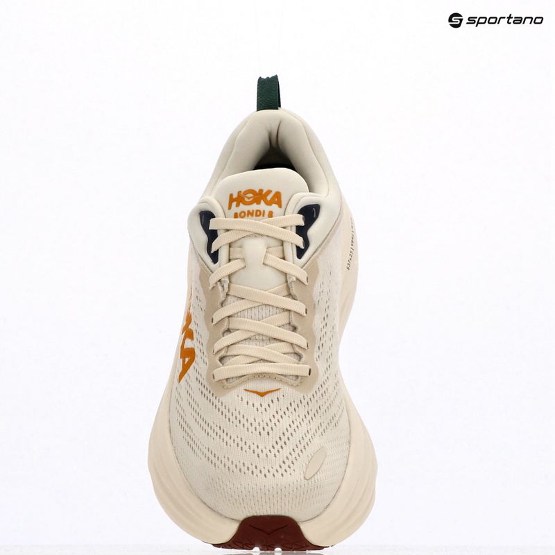 HOKA Bondi 8 latte d'avena/barley scarpe da corsa da uomo 18
