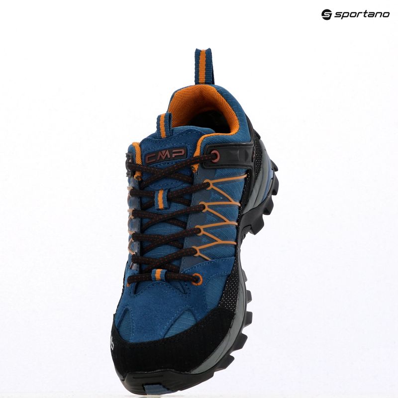 Scarponi da trekking da uomo CMP Rigel Low Wp ocean/senape 11