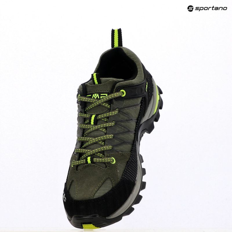 Scarponi da trekking CMP Rigel Low Wp da uomo, giungla/giallo fluo 13