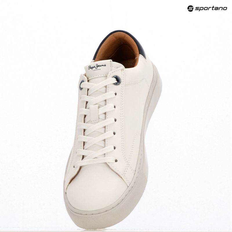 Pepe Jeans Joe Basic scarpe da uomo bianche 11