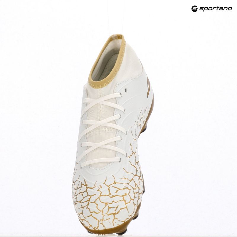 SKECHERS scarpe da calcio per bambini Skx 1.5 Youth High Jr FG bianco/oro 15