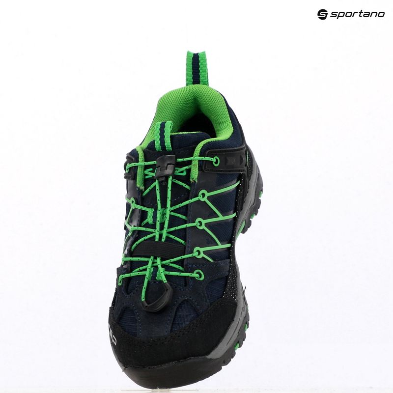 Scarponi da trekking CMP per bambini Rigel Low Wp b.blue/gecko 11