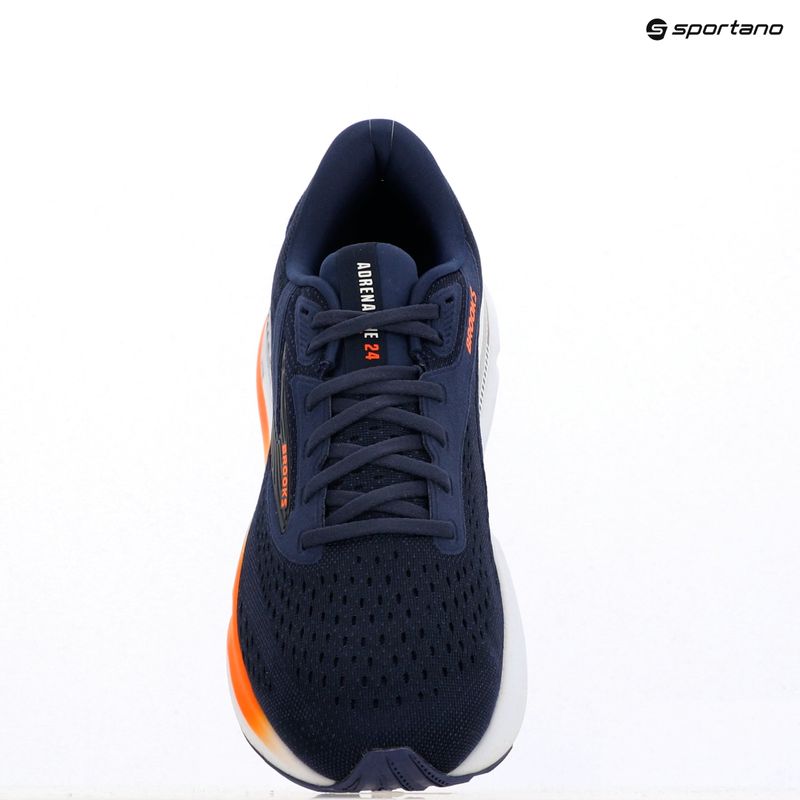 Brooks Adrenaline GTS 24 scarpe da corsa da uomo peacoat/arancio/bianco 16
