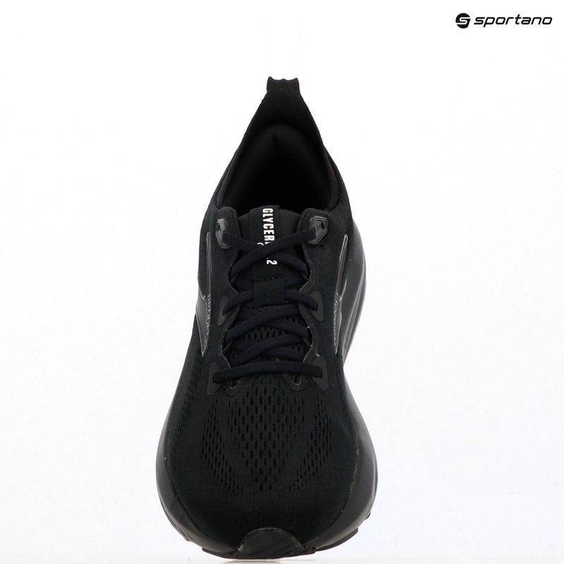 Brooks Glycerin 22 scarpe da corsa da uomo nero/nero/ebano 14