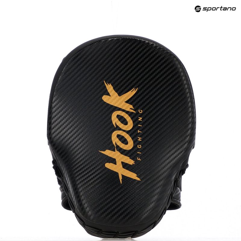 HOOK FIGHTING zampe da allenamento Nero carbone 8