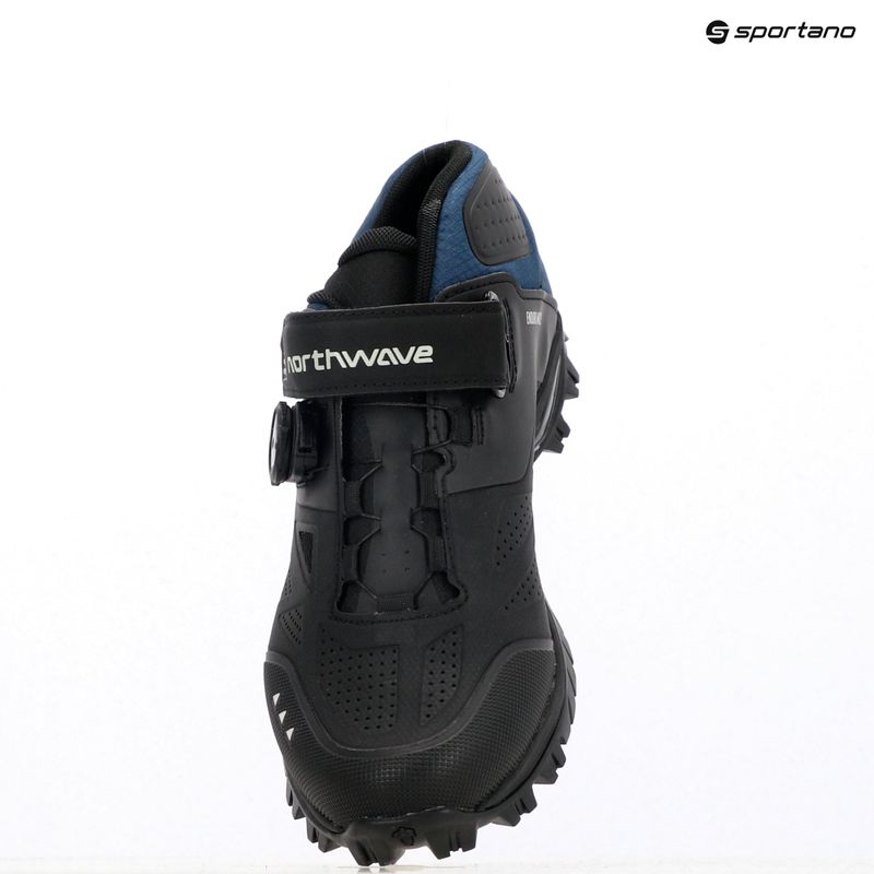 Scarpe da ciclismo MTB da uomo Northwave Enduro Mid 2 nero/blu profondo 12