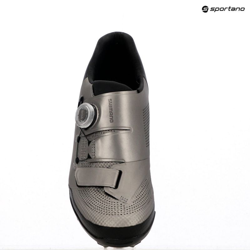 Scarpe da ciclismo MTB da uomo Shimano SH-XC502 argento 15