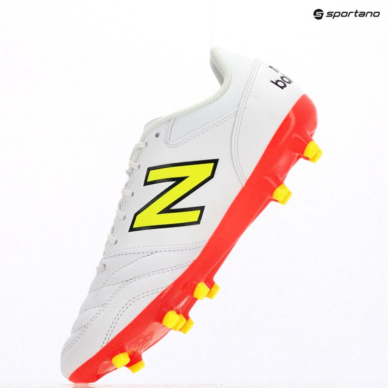 New Balance 442's Team V2 FG scarpe da calcio uomo bianco 12