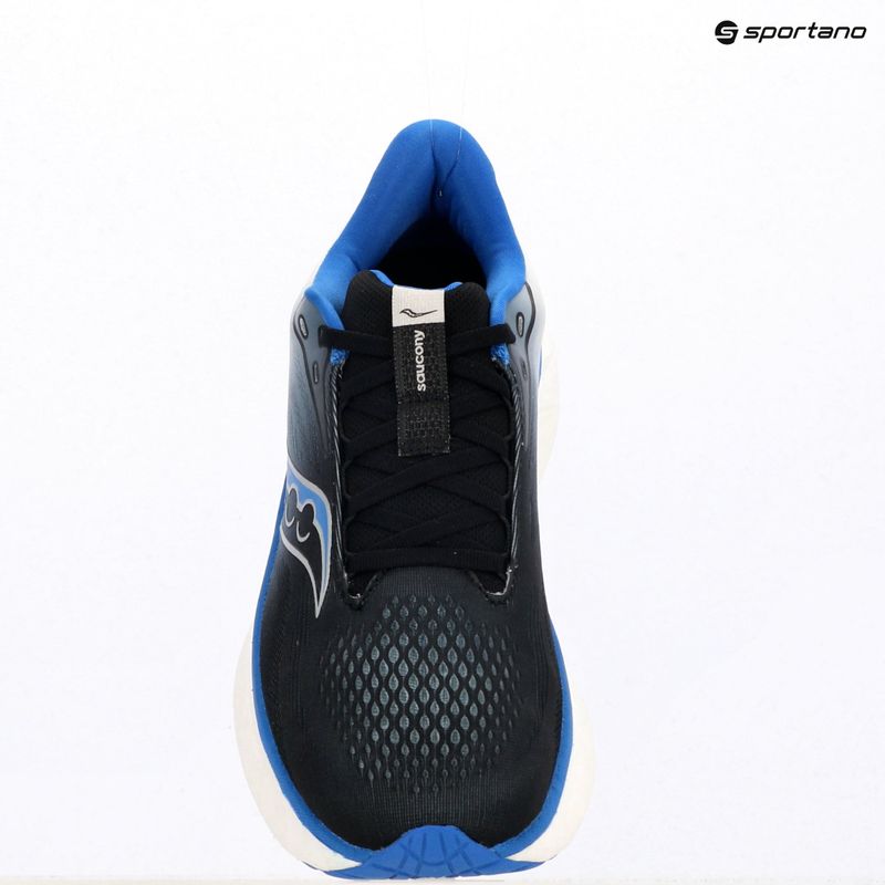 Scarpe da corsa da uomo Saucony Ride 18 nero / skydiver 7