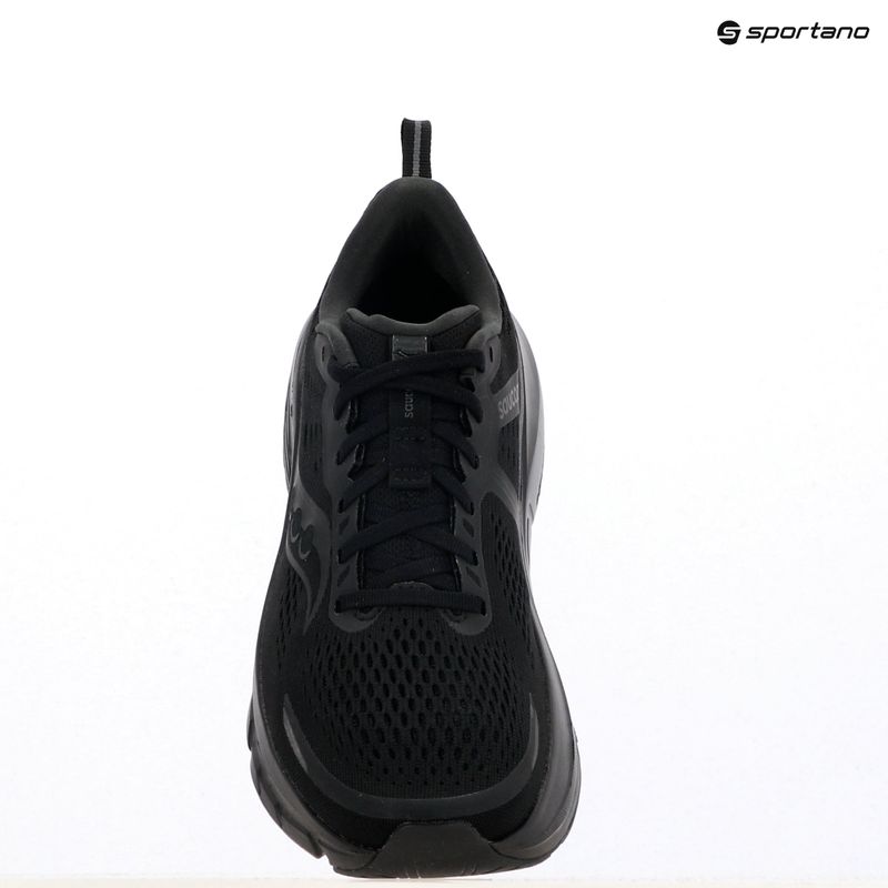 Scarpe da corsa Saucony Guide 18 triple nere da uomo 15