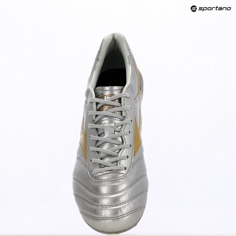 Scarpe da calcio Mizuno Morelia Dna Japan Md da uomo galaxy argento/oro/oro 3