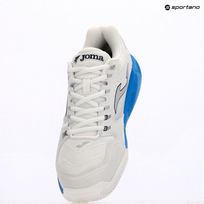 Scarpe da tennis da uomo Joma Master 1000 C bianco/blu reale 10