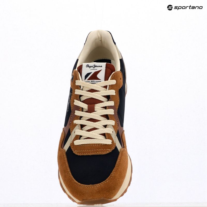 Pepe Jeans Brit Cover scarpe da uomo marrone cognac 3