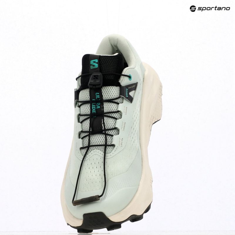 Salomon Ultra Glide 3 scarpe da corsa da donna chiaramente aqua/vanilla ice/asfalto 9