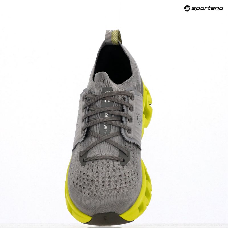 Scarpe da corsa da uomo On Running Cloudswift 4 alloy/lime 5