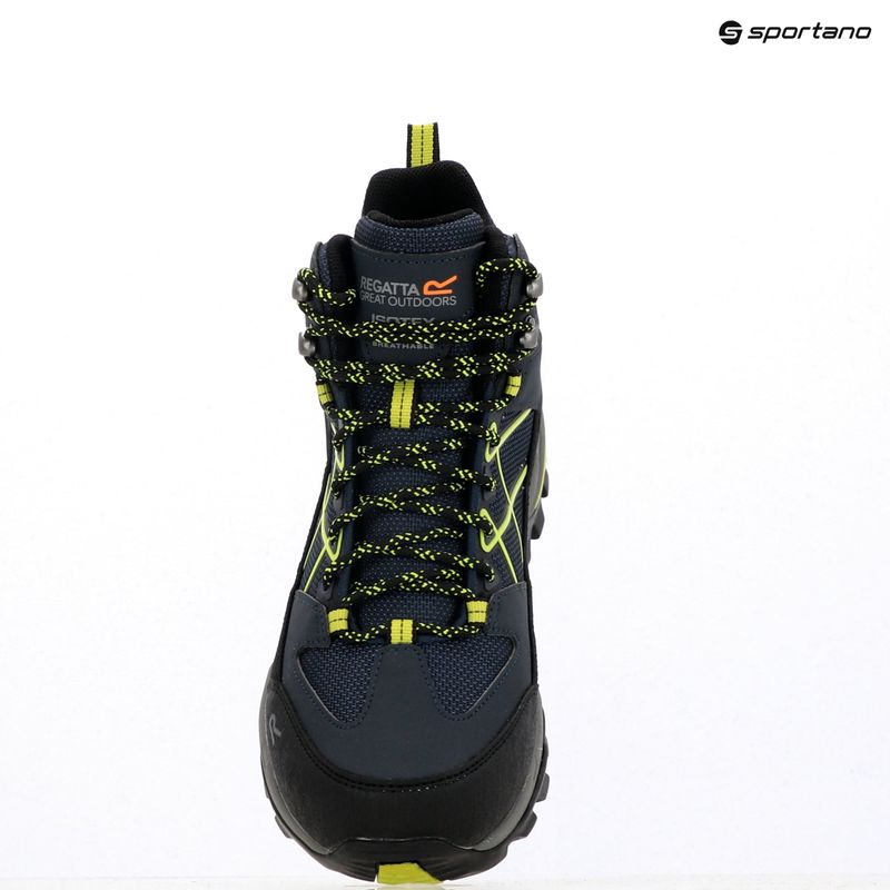 Scarpe da trekking da uomo REGATTA Samaris III navy/lime punch 4