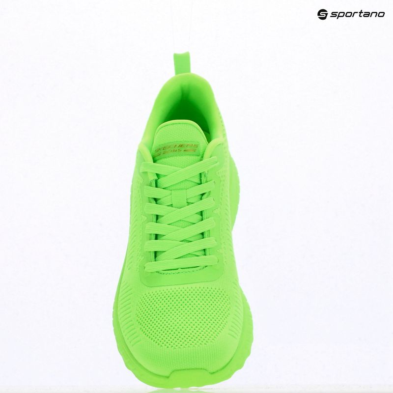 Scarpe SKECHERS Bobs Squad Chaos Cool Rythms lime da donna 15