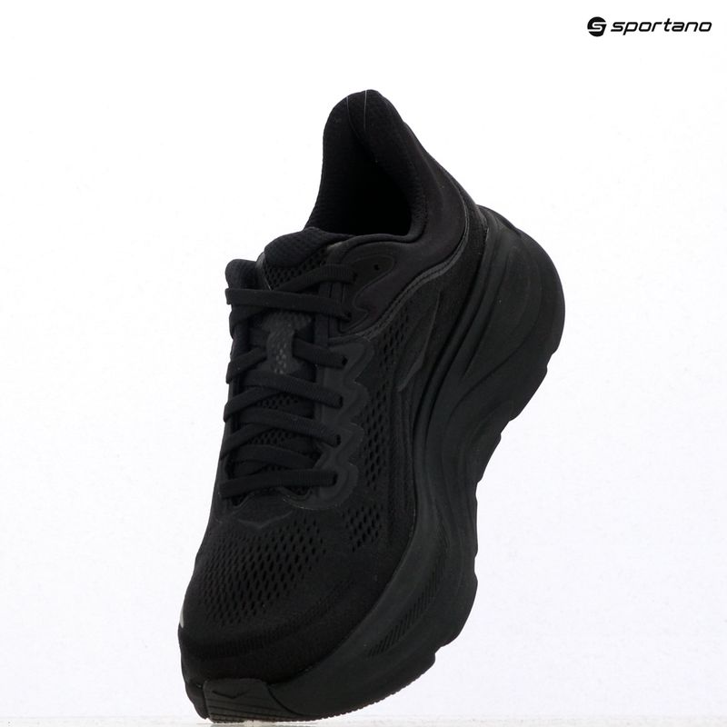 Scarpe da corsa da uomo HOKA Bondi 9 nero/nero 10