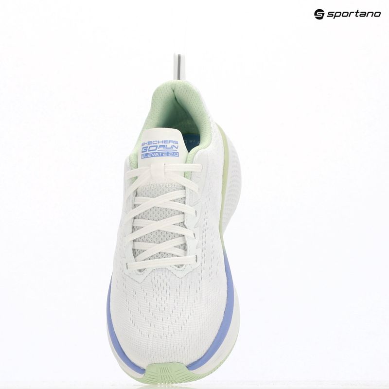 Scarpe da corsa da donna SKECHERS Go Run Elevate 2.0 bianco/menta 7
