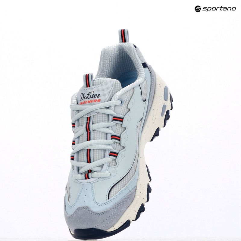 SKECHERS scarpe da donna D'Lites Bold Views blu chiaro/multi 7