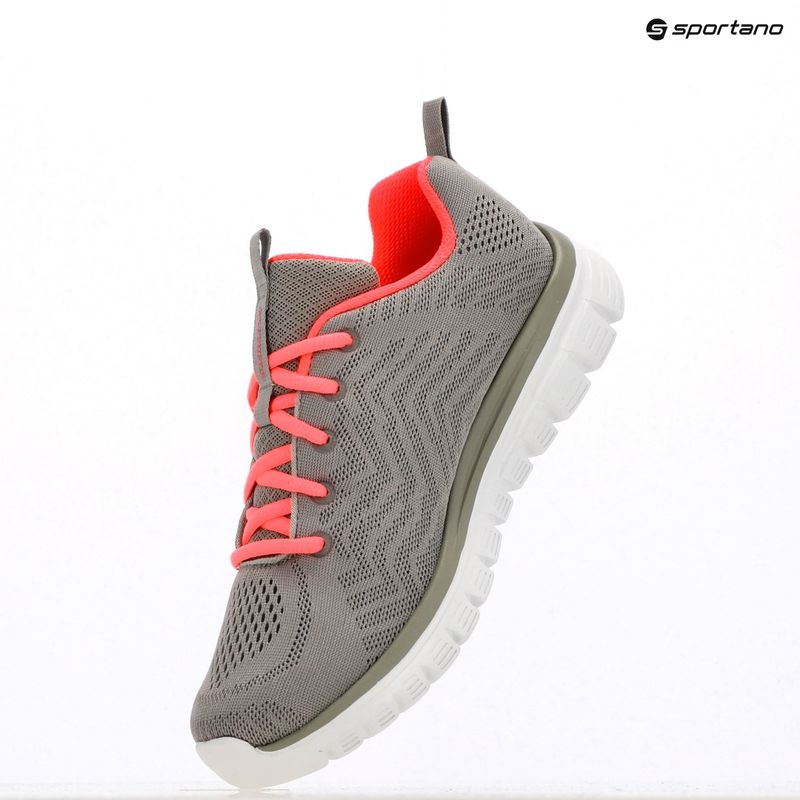 SKECHERS Graceful Get Connected scarpe da donna grigio/corallo 6