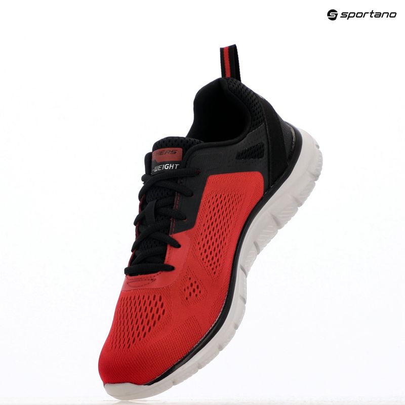 Scarpe da uomo SKECHERS Track Broader rosso 14