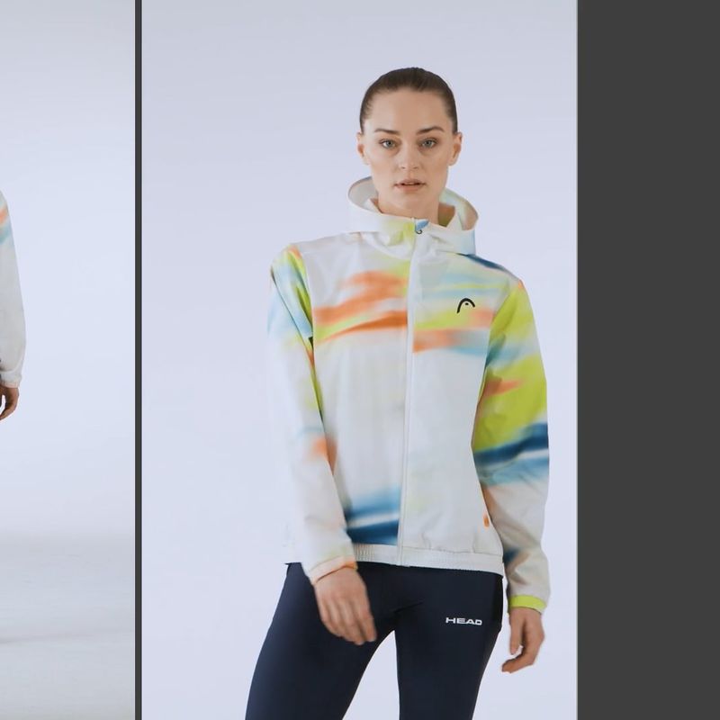 Giacca da tennis donna HEAD Blur W stampata 12