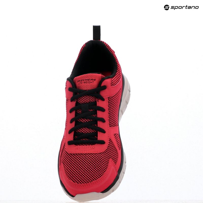 SKECHERS Track Bucolo scarpe da uomo rosso/nero 6
