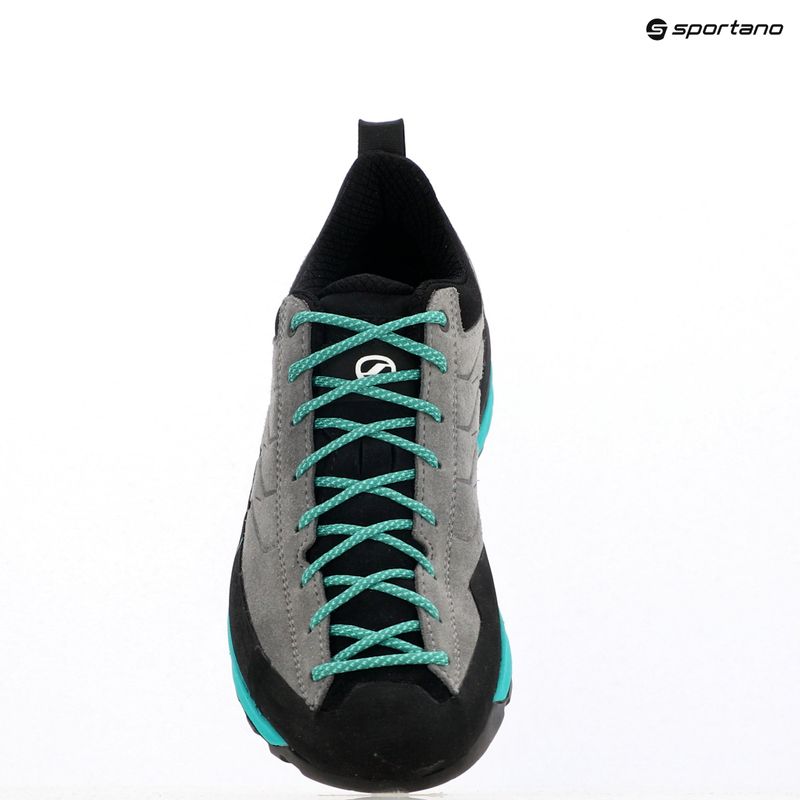 Scarpe da avvicinamento da donna SCARPA Mescalito smoke/tropical green 12