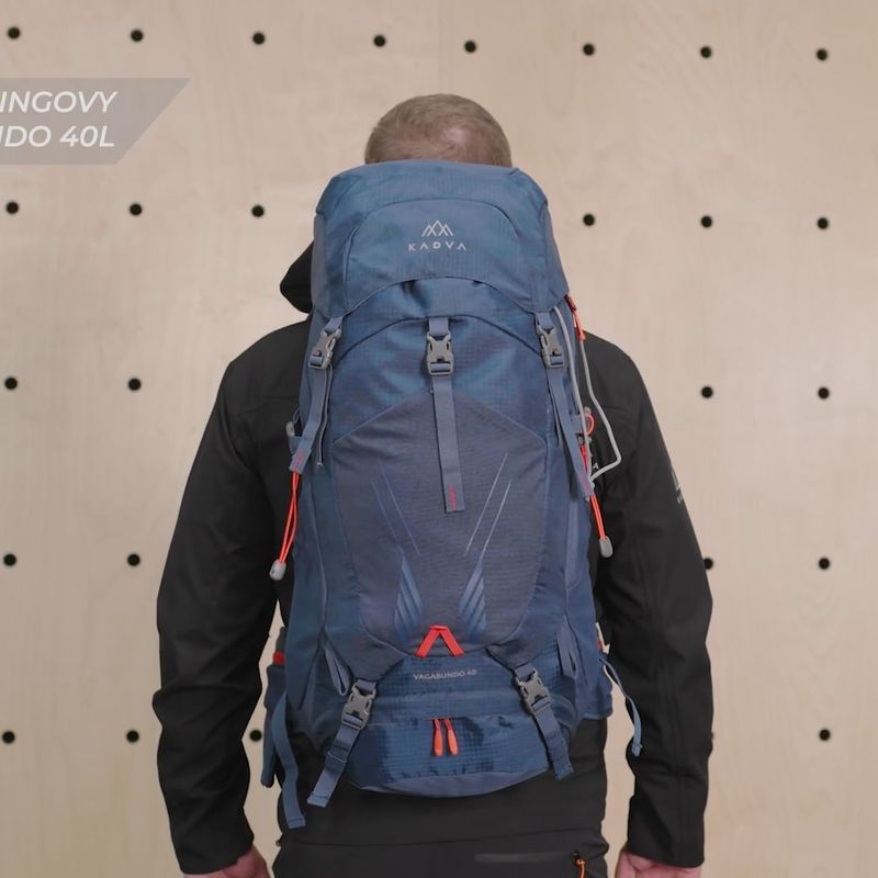 KADVA Zaino Vagabundo 40 l blu 24