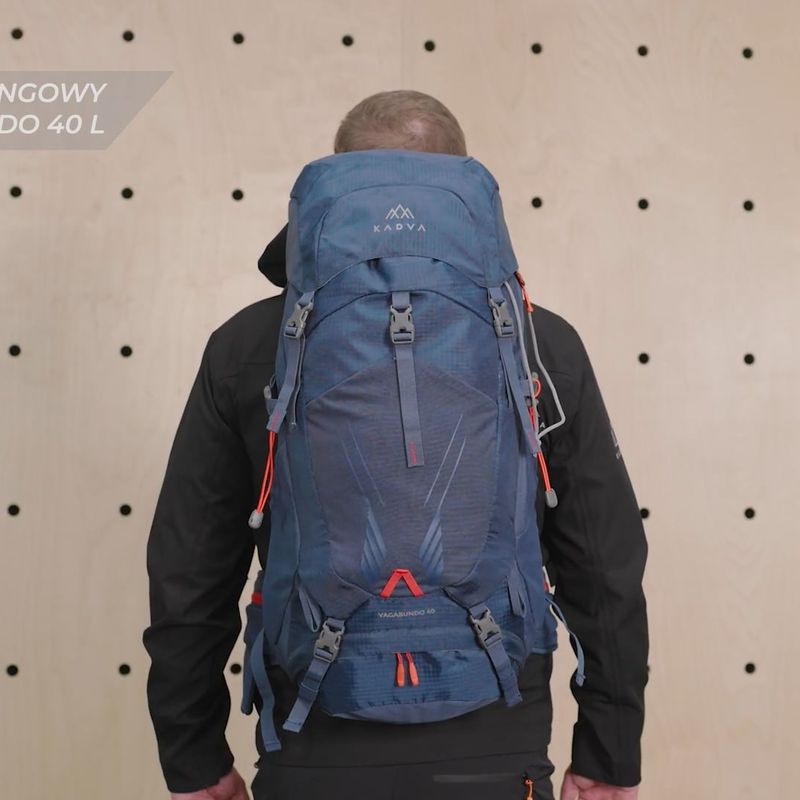 Zaino da trekking KADVA Vagabundo 40 l blu 32