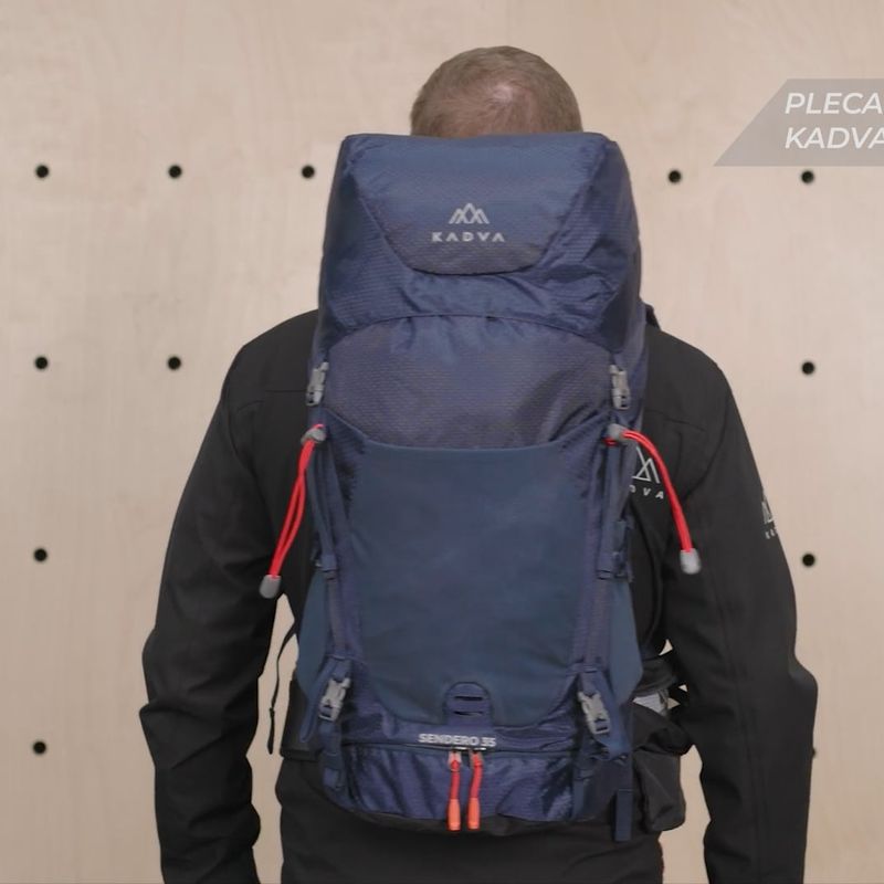 Zaino da trekking KADVA Sendero 35 l blu acciaio 31