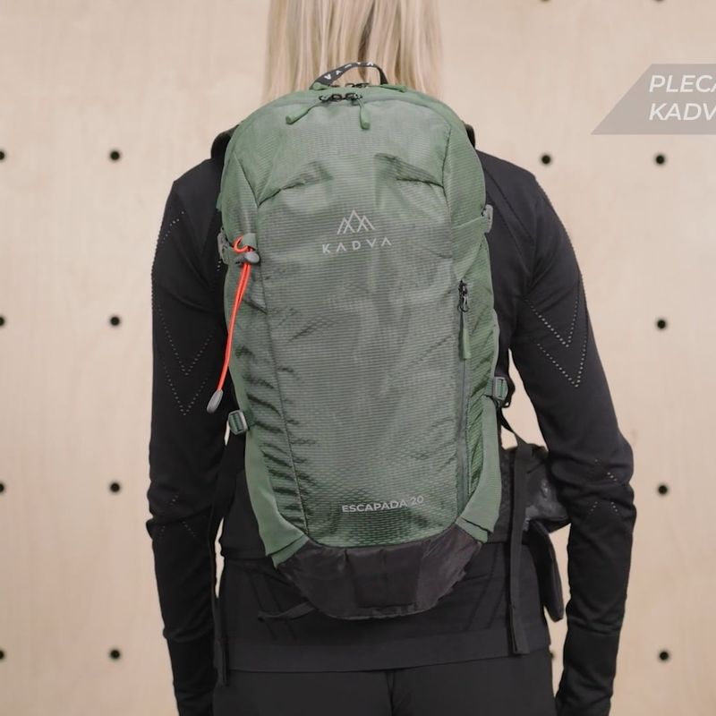 Zaino da trekking KADVA Escapada 20 l verde 23