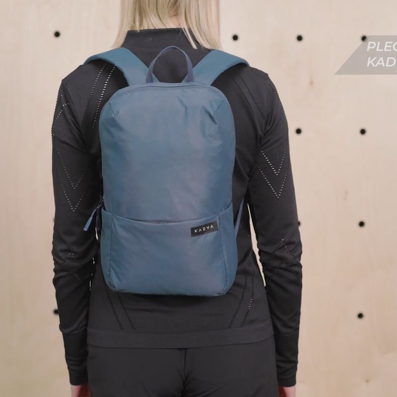 KADVA CityQuest 9 l zaino da città blu navy 11
