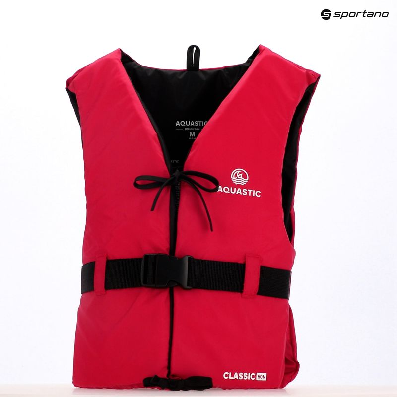 Gilet di assicurazione AQUASTIC Classic 50N rosso 10