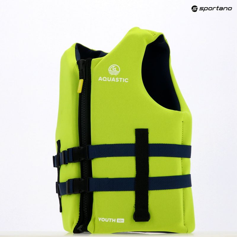 Gilet di sicurezza per bambini AQUASTIC Youth 50N verde 16