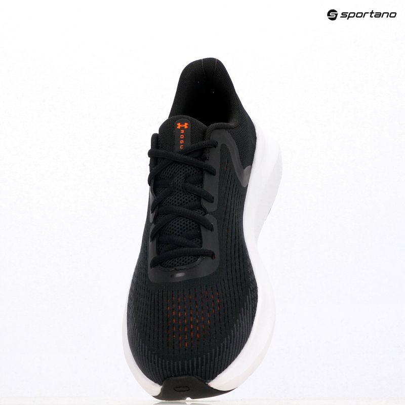 Under Armour Charged Rogue 5, scarpe da corsa da uomo, nero/nero/arancione 11