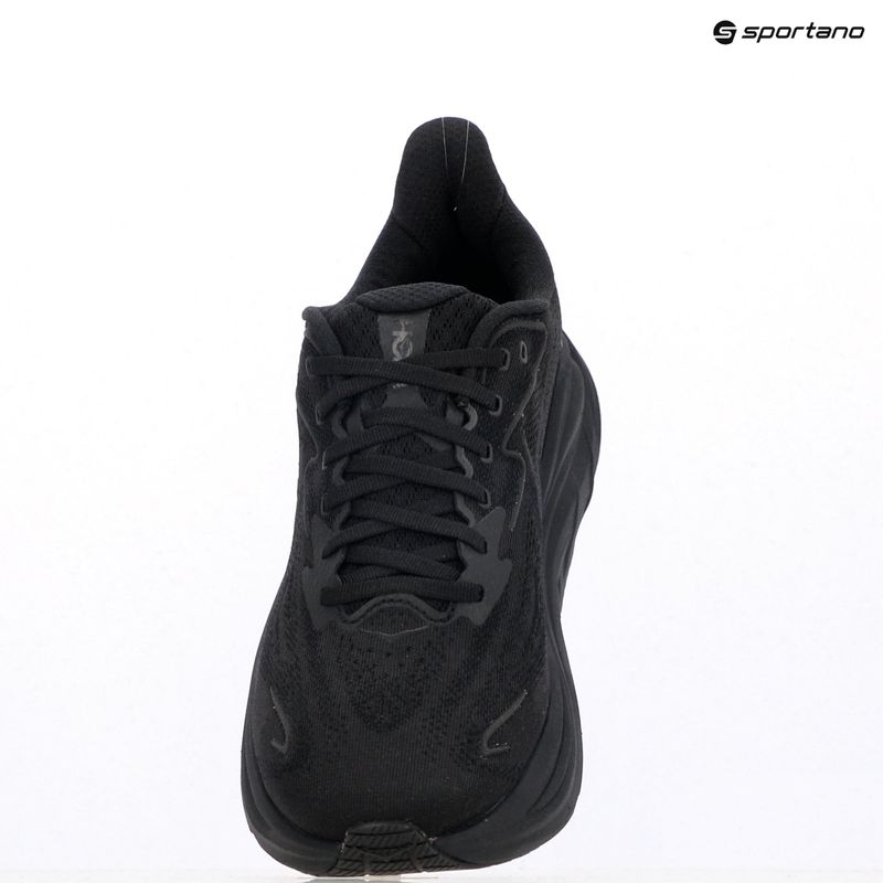 Scarpe da corsa da uomo HOKA Clifton 10 Wide nero/nero 17