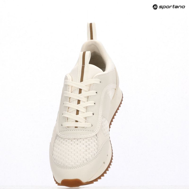 EA7 Emporio Armani Nero & Bianco Lacci scarpe triple off wht/gold 12