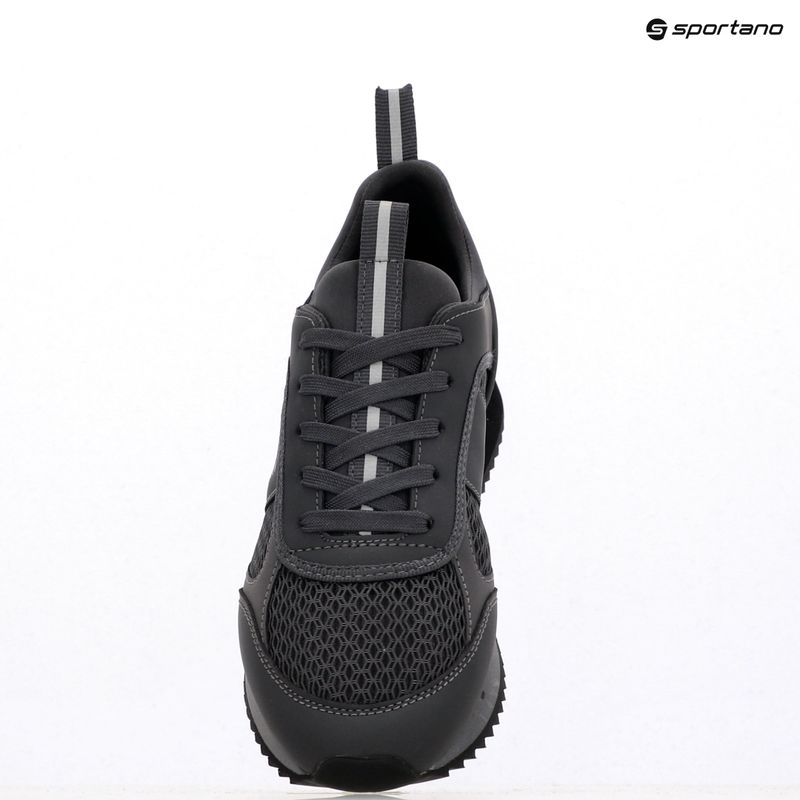 EA7 Emporio Armani Nero e Bianco Lacci asfalto grigio/silv.g7 scarpe 12