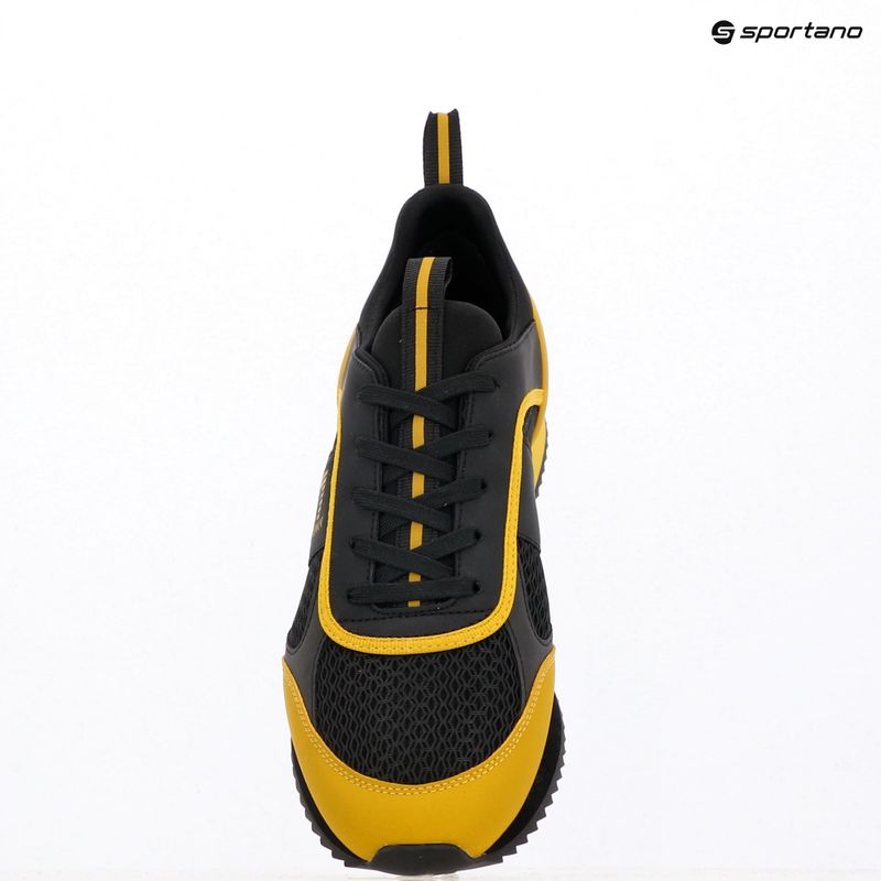 EA7 Emporio Armani Scarpe con lacci bianche e nere nero/ muschio antico 12
