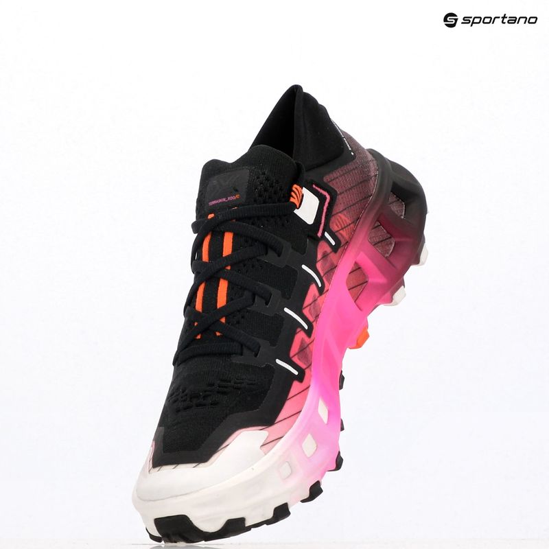 Scarpe da corsa X-Bionic Terraskin X00/C x nero/x bianco/rosa fluo 14