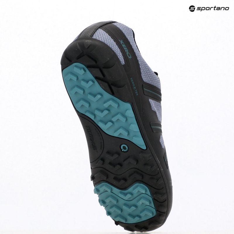 Scarpe da donna a piedi nudi Xero Shoes Mesa Trail WP grisaglia nera 12