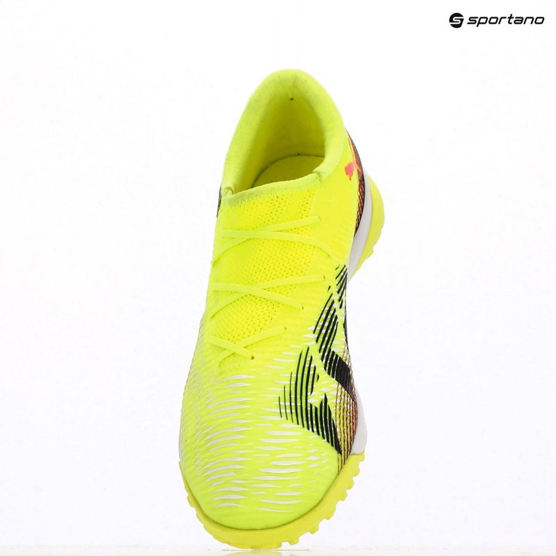 Scarpe da calcio da uomo PUMA Future 8 Match Low TT allerta gialla / puma nero / sole colpito 9